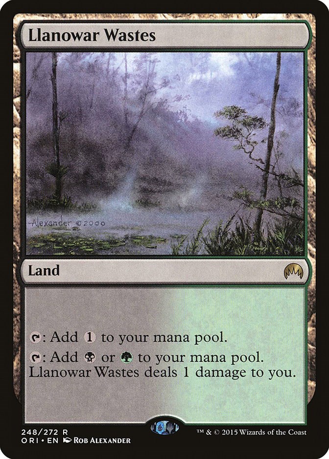 Llanowar Wastes Magic Origins Magic The Gathering