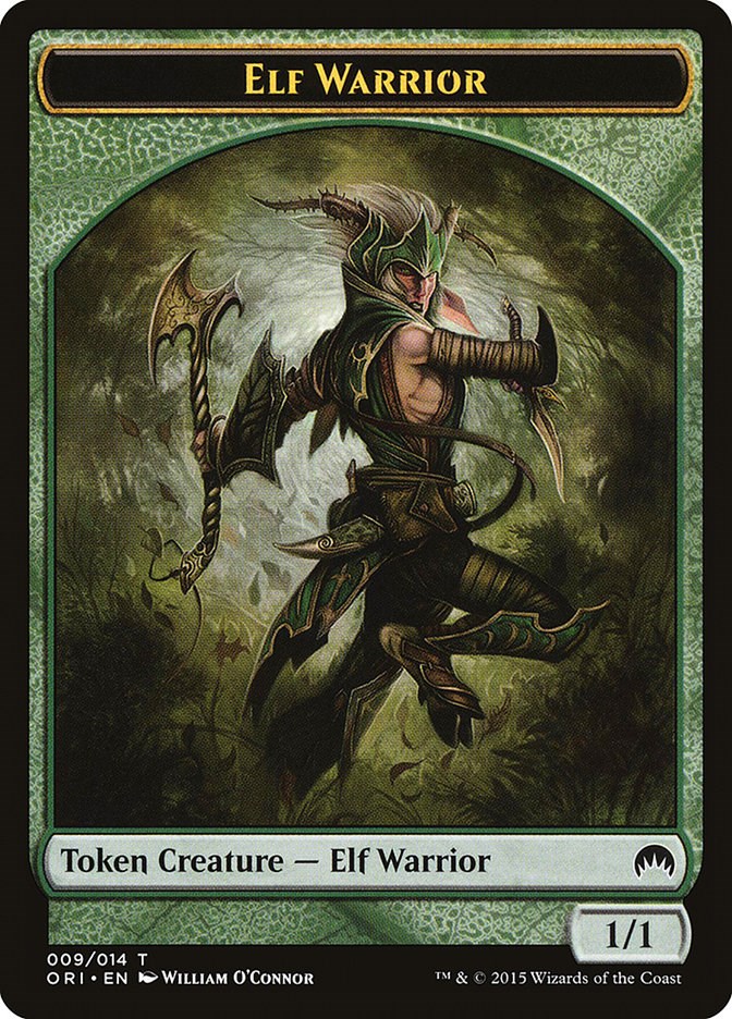 Elf Warrior Token - Magic Origins - Magic: The Gathering