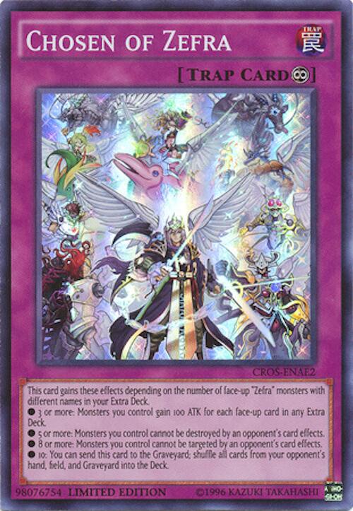 Yu-gi-oh Cards Yu-Gi-Oh! Oracle Of Zefra (CROS-EN060) - Secret Rare Field  Spell Card From Crossed Souls Set Crossed Souls Unlimited Edition