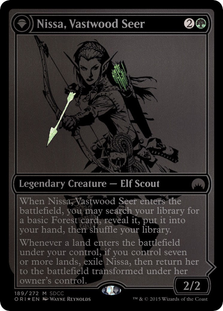 Nissa, Vastwood Seer (SDCC 2015 Exclusive) - Media Promos - Magic