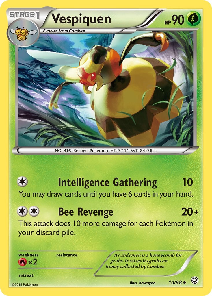 Vespiquen card artwork
