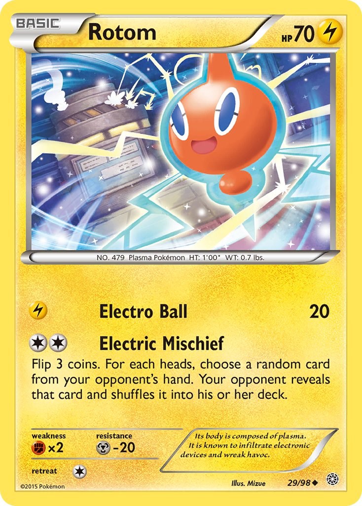 Rotom card artwork