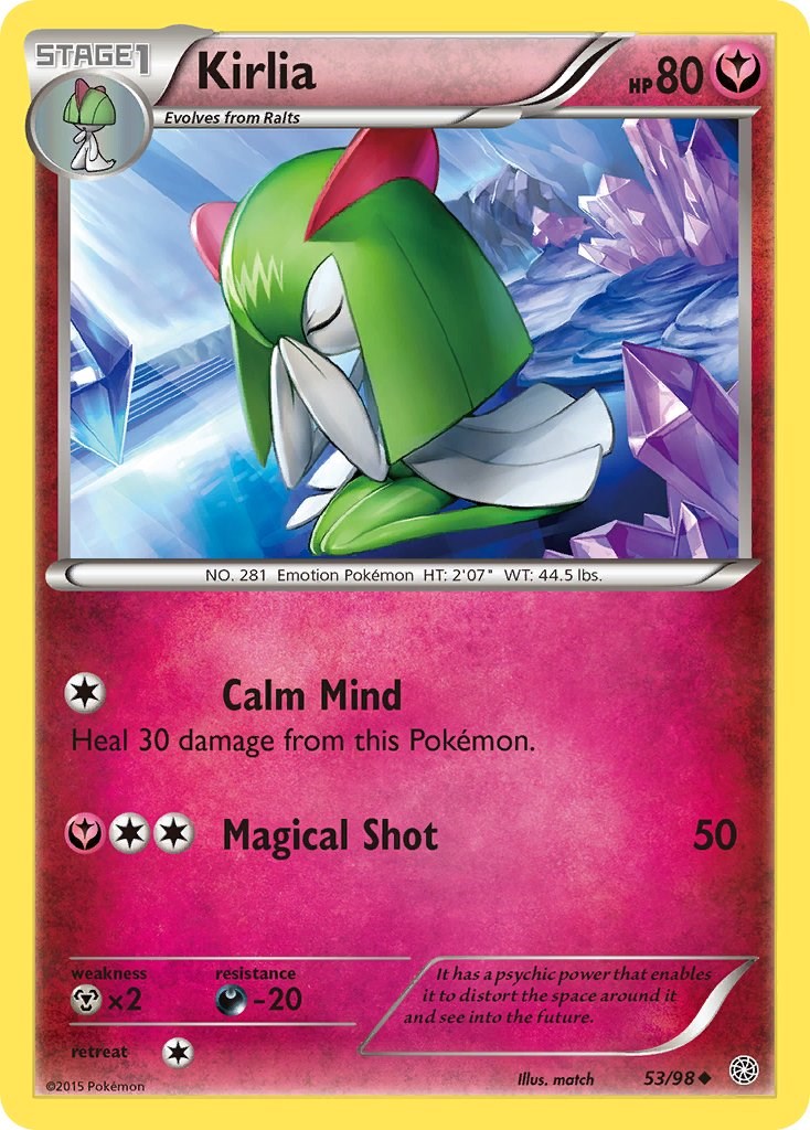 Kirlia card artwork