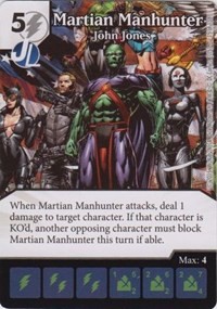 Martian Manhunter - John Jones - Justice League - Dice Masters