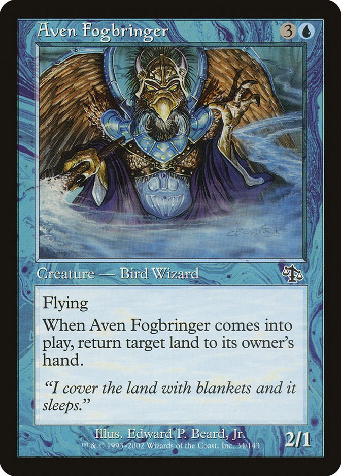 Aven Fogbringer Judgment Magic The Gathering
