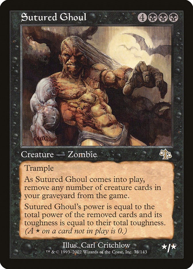 Sutured Ghoul - Judgment - Magic: The Gathering