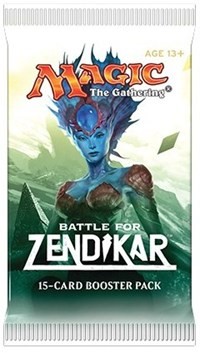 The G Magic English New Sealed Product 1x  Battle for Zendikar Booster Pack 