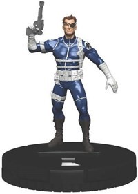 Agent of SHIELD set Viper #045 Rare figure w/card! Heroclix Nick Fury 