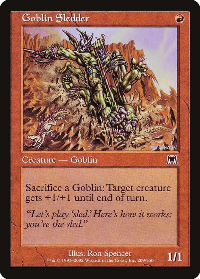 Goblin Sledder - Onslaught - Magic: The Gathering