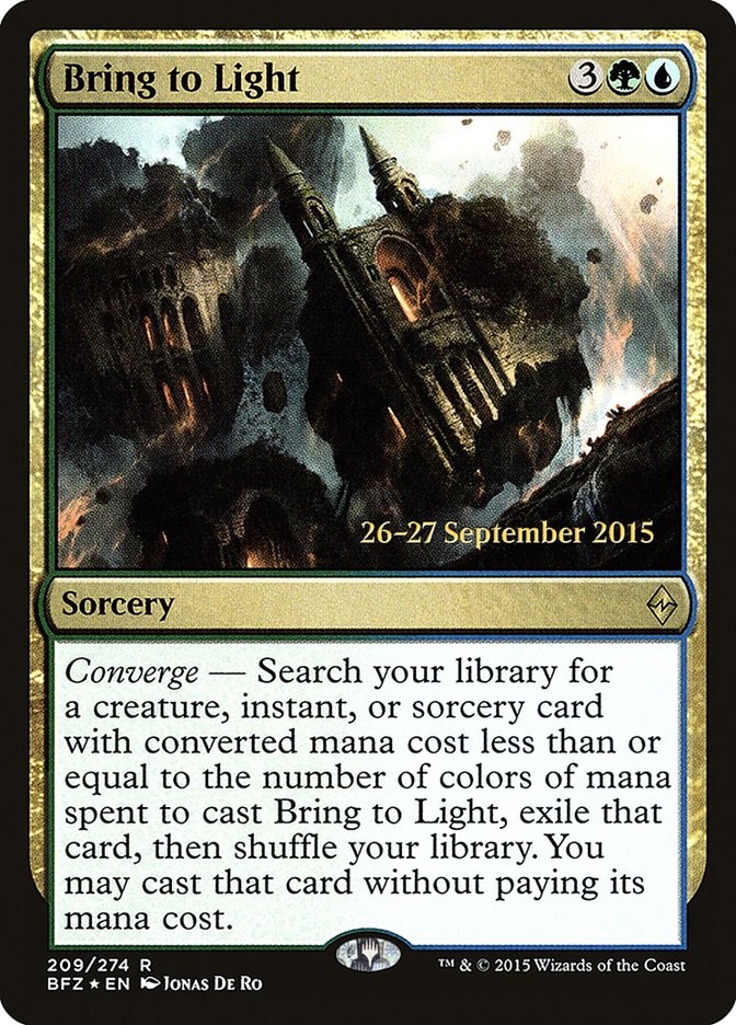 Bring to Light - Prerelease Cards - Magic: The Gathering