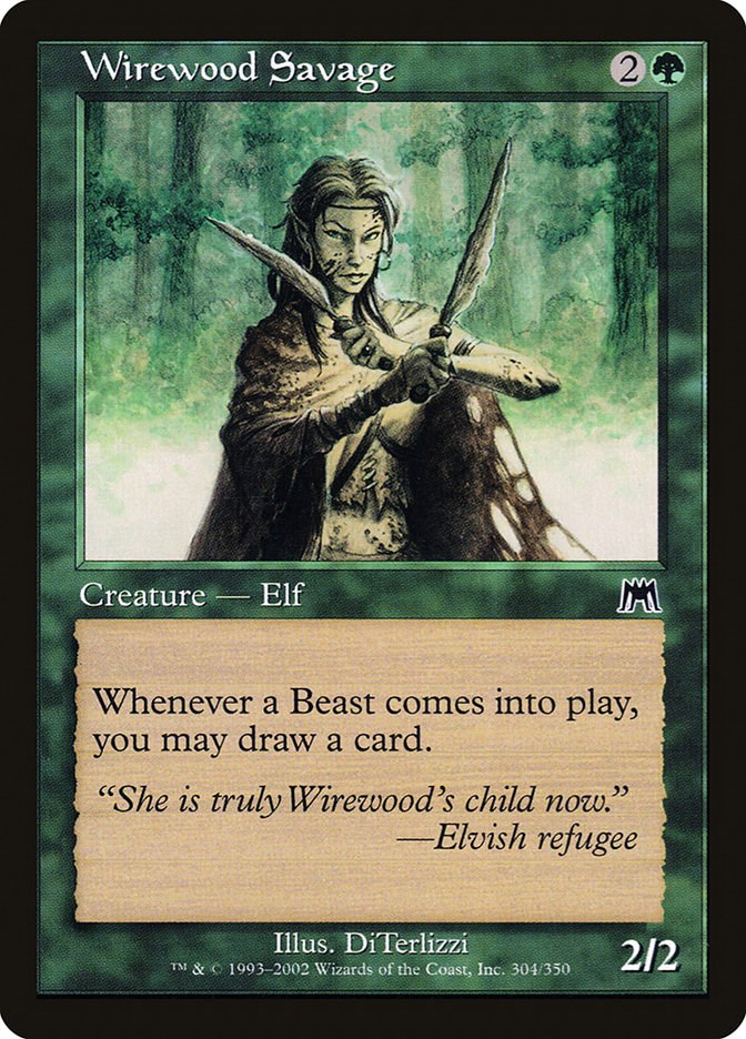 Wirewood Savage - Onslaught - Magic: The Gathering