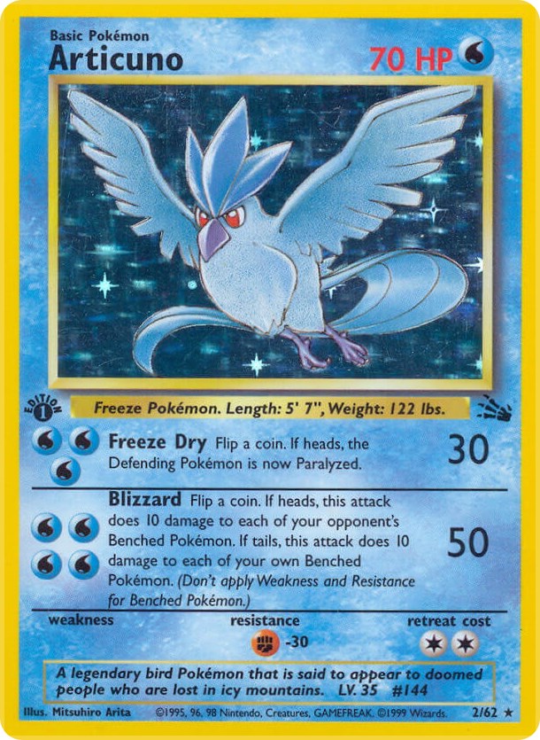 Arriba 96+ imagen articuno fossil