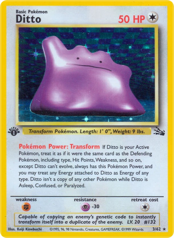 Ditto (Fossil 18/62) – TCG Collector