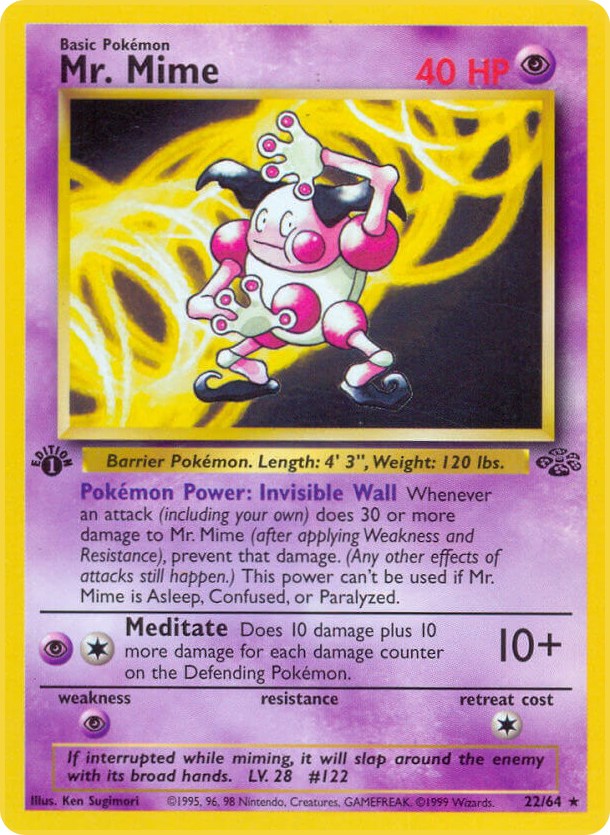Mr. Mime card artwork