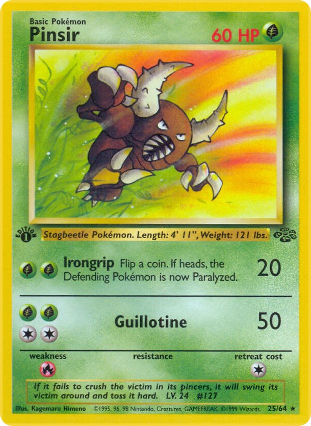 Pinsir card artwork