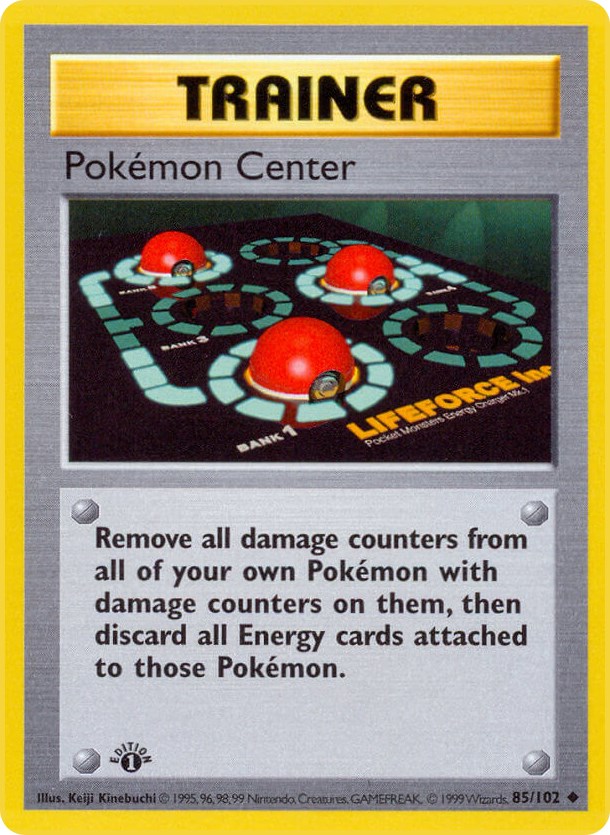 Pokémon Center card artwork