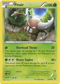 Pinsir card artwork