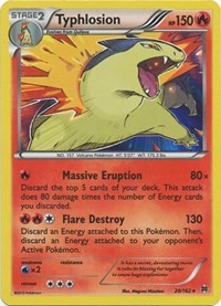 Typhlosion card artwork