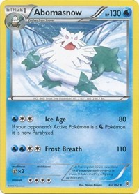 Abomasnow card artwork