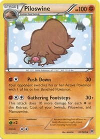 Piloswine card artwork
