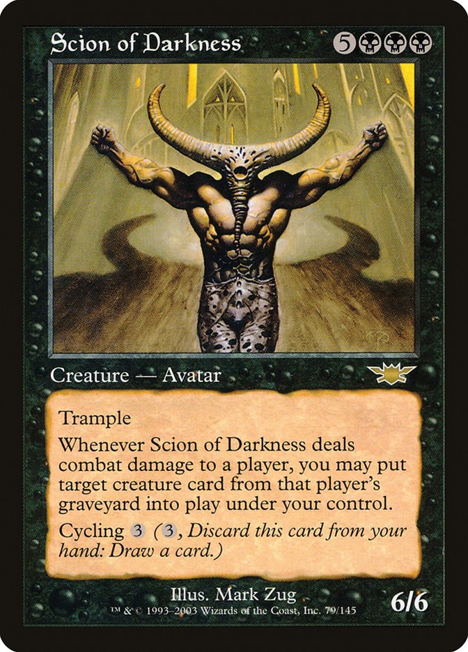 Scion of Darkness - Legions - Magic: The Gathering