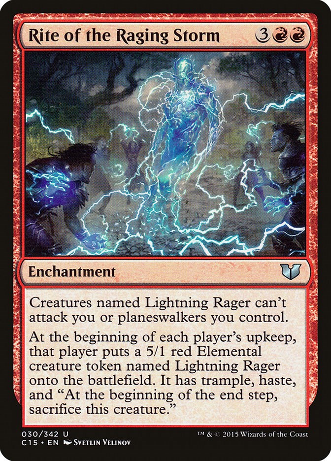 Rite of the Raging Storm - Commander 2015 - Magic: The Gathering