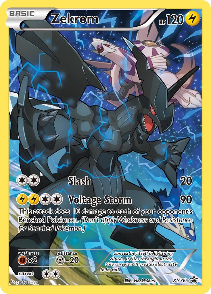 Auction Prices Realized Tcg Cards 2015 Pokemon XY Roaring Skies Zekrom-Reverse  Foil