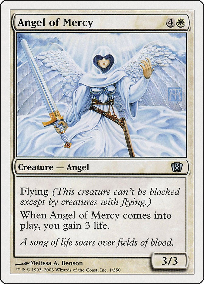 Angel of Mercy 8th Edition Magic The Gathering