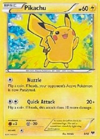 Pikachu - 5/12 card artwork