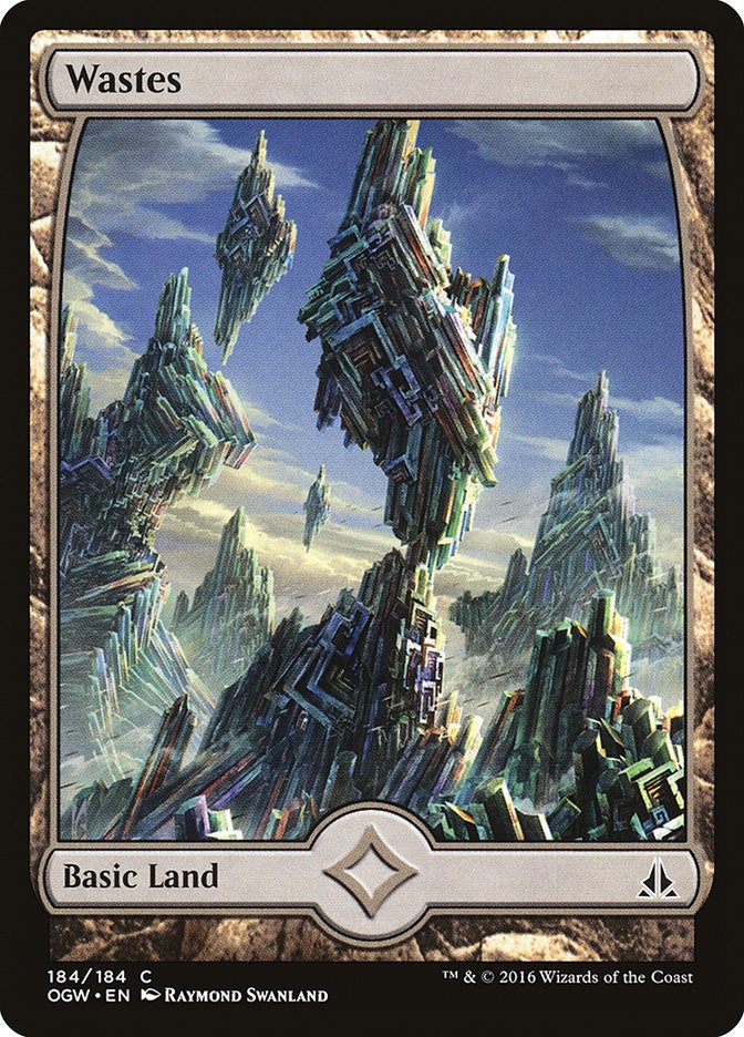 Wastes (184) Full Art Oath of the Gatewatch Magic The Gathering