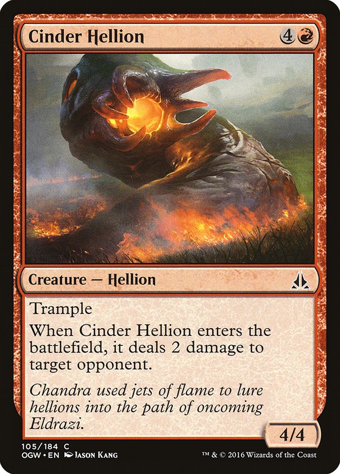 Cinder Hellion - Oath of the Gatewatch - Magic: The Gathering