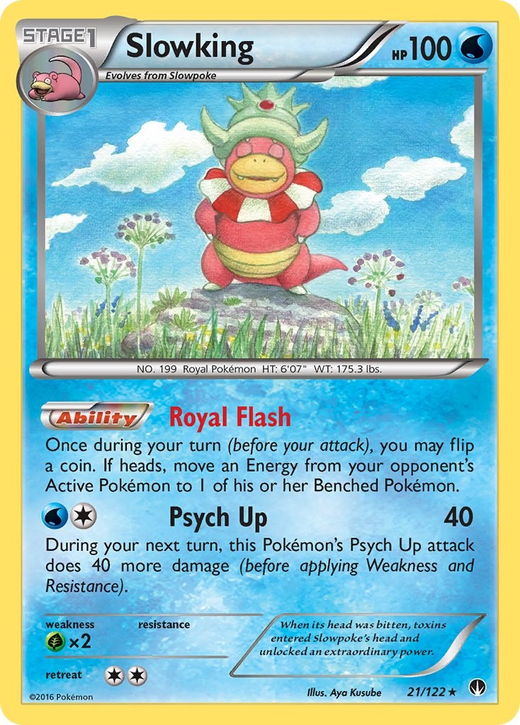 Slowking card artwork