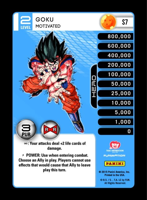 Goku - Calm (High Tech Foil) - Panini: Evolution - Dragon Ball Z TCG