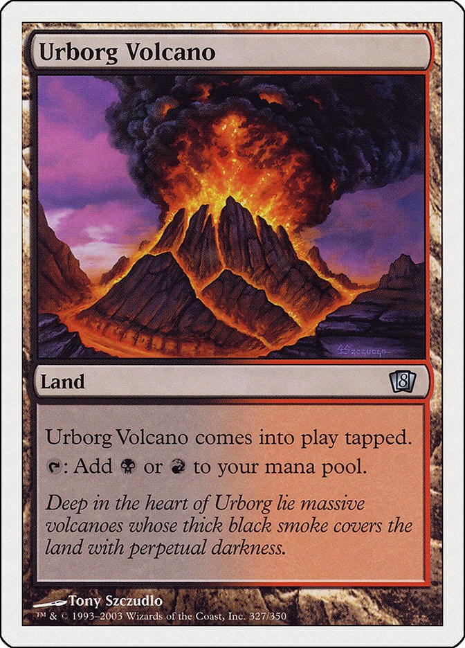 Urborg Volcano - 8th Edition - Magic: The Gathering