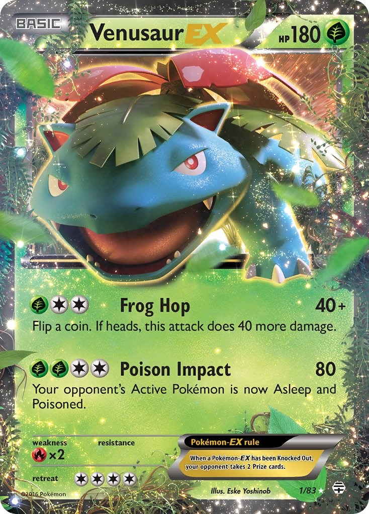 Venusaur-EX card artwork