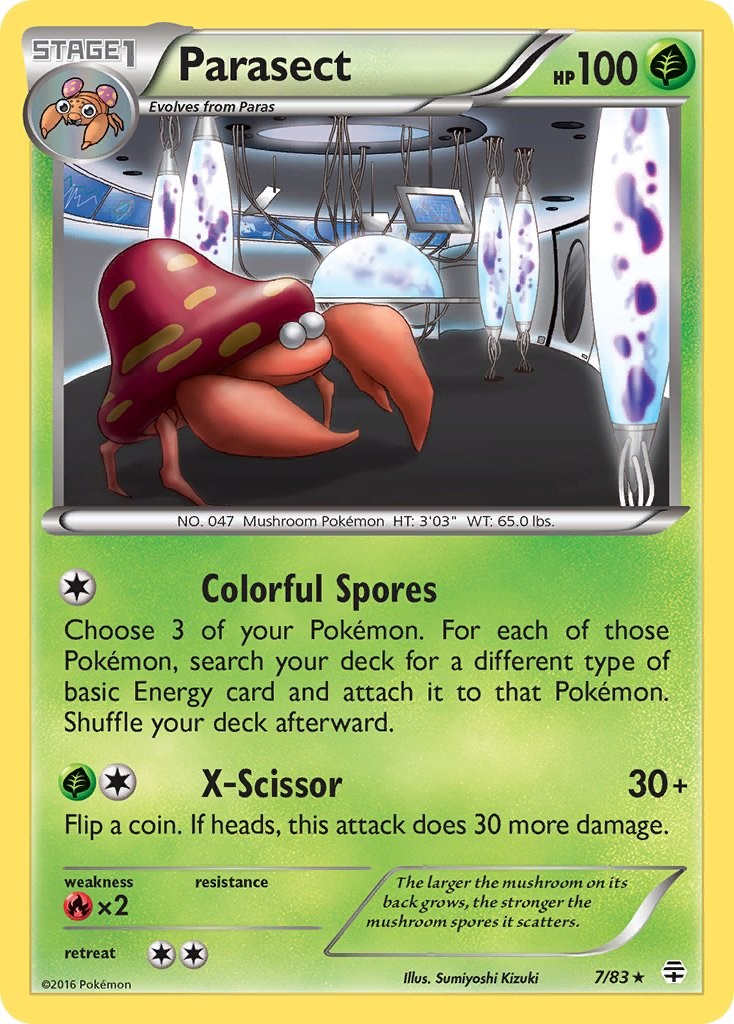 Parasect card artwork