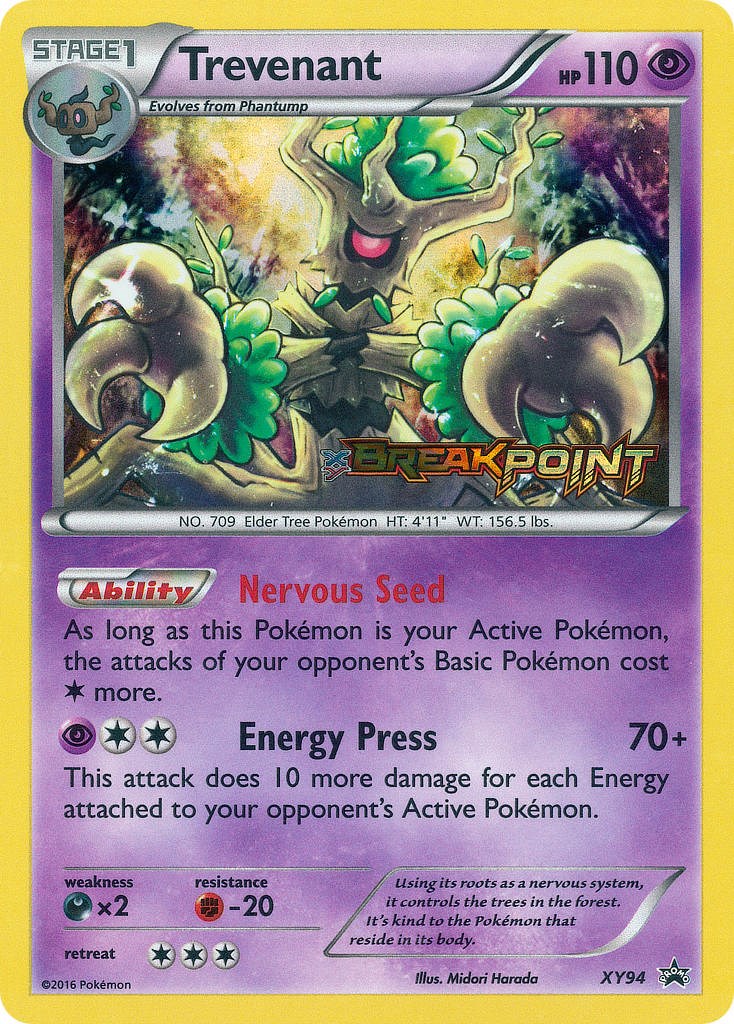 Trevenant card artwork