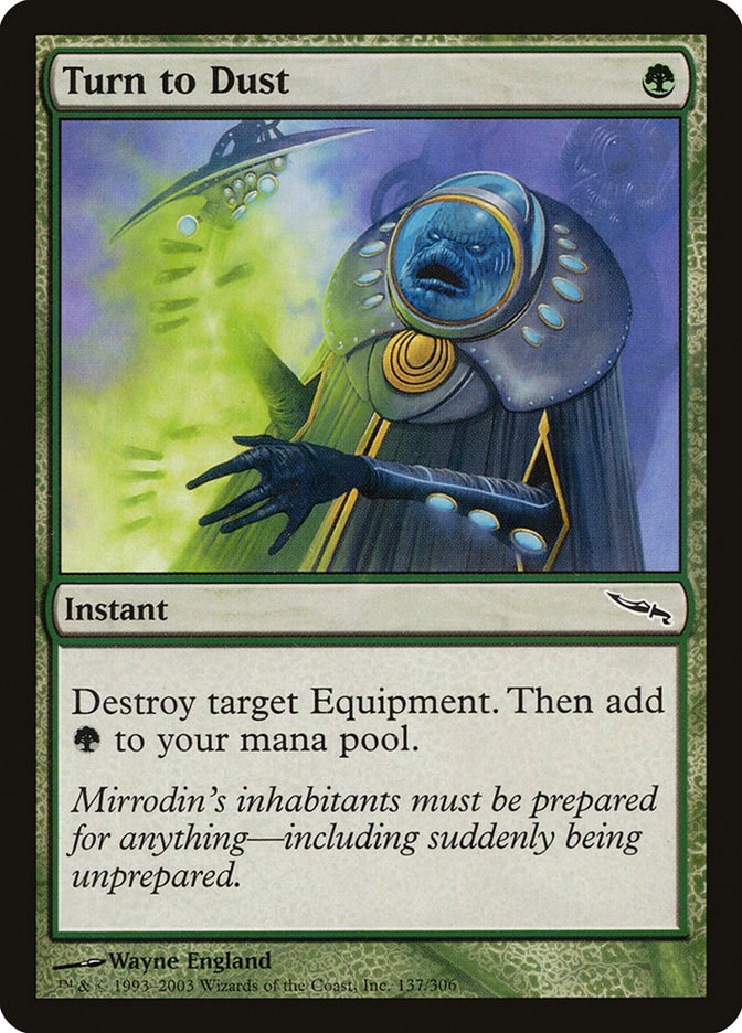 Turn to Dust Mirrodin Magic The Gathering