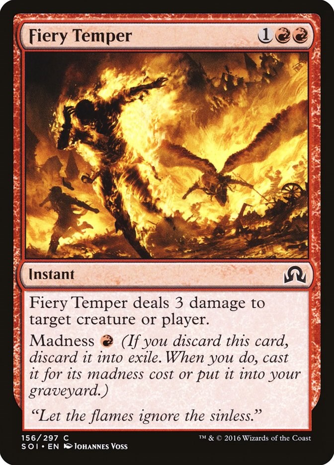 Fiery Temper - Shadows over Innistrad - Magic: The Gathering