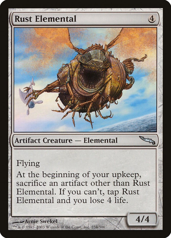 Rust Elemental - Mirrodin - Magic: The Gathering