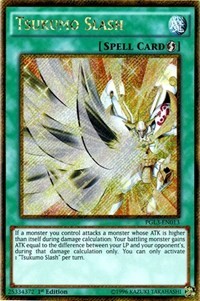 Yu-Gi-Oh! Tsukumo Slash Gold Secret Rare 1st Edition – PGL3-EN013 Premium Gold Infinite Gold - View #9