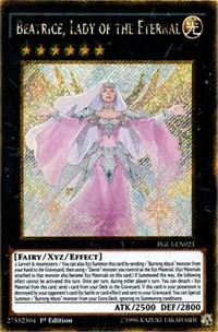 Beatrice Lady of the Eternal Premium Gold Infinite Gold YuGiOh