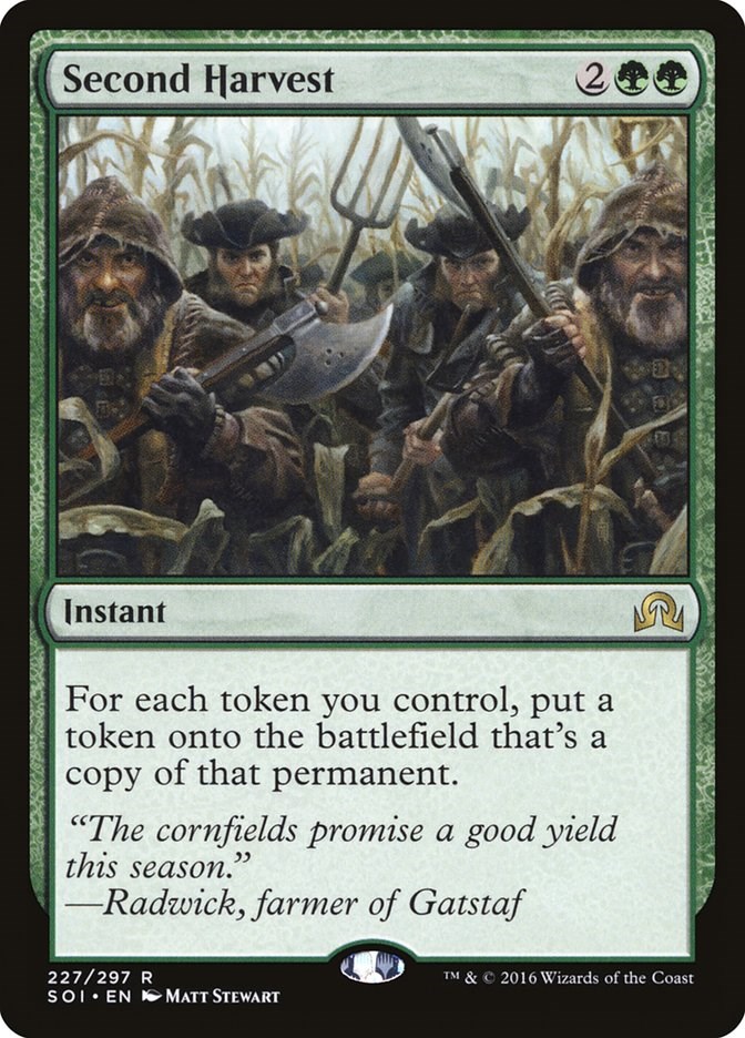 Second Harvest Shadows over Innistrad Magic The Gathering