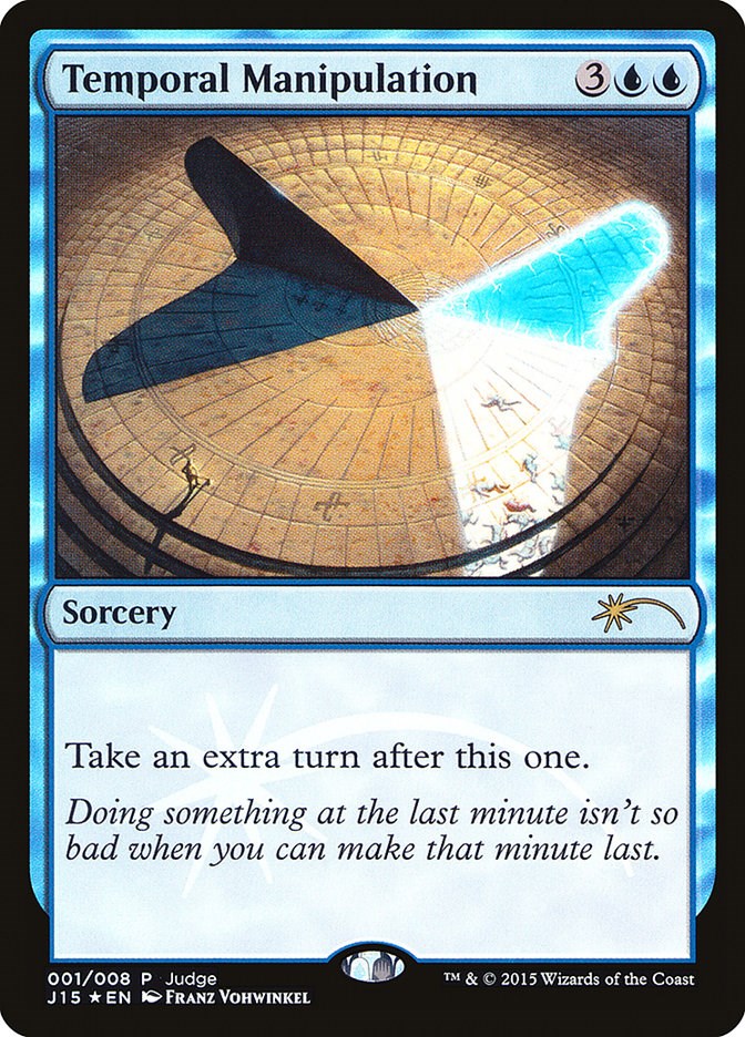 Temporal Manipulation - Judge Promos - Magic: The Gathering