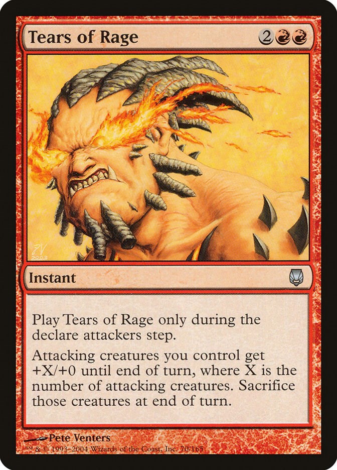Tears of Rage Darksteel Magic The Gathering