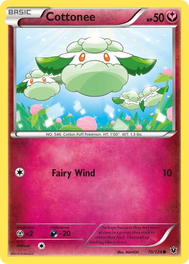 Cottonee card artwork