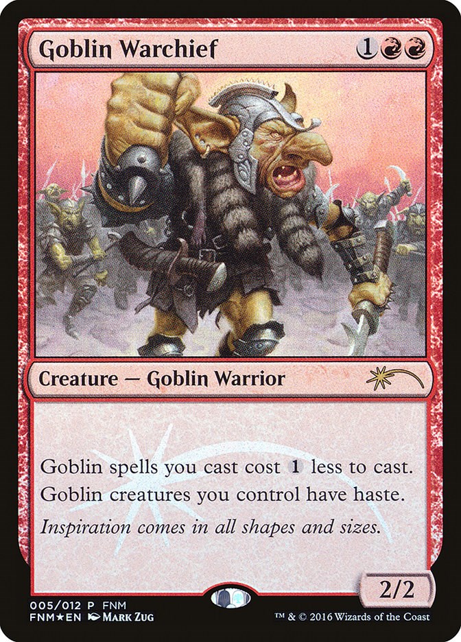 Goblin Warchief (2016) - FNM Promos - Magic: The Gathering