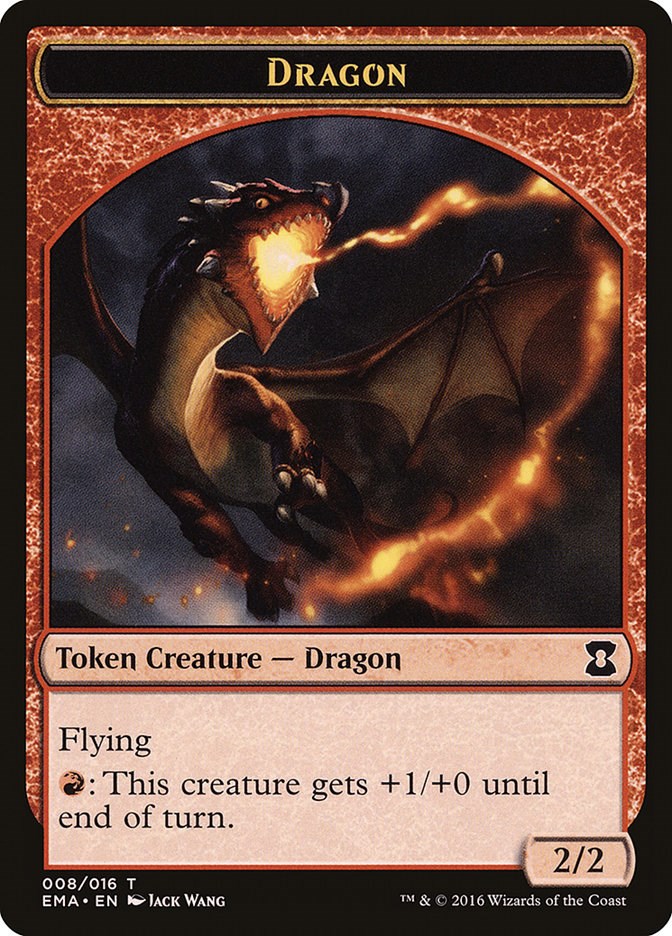 Dragon Token - Eternal Masters - Magic: The Gathering