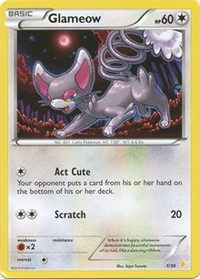 Glameow (27) card artwork