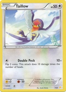 Taillow card artwork